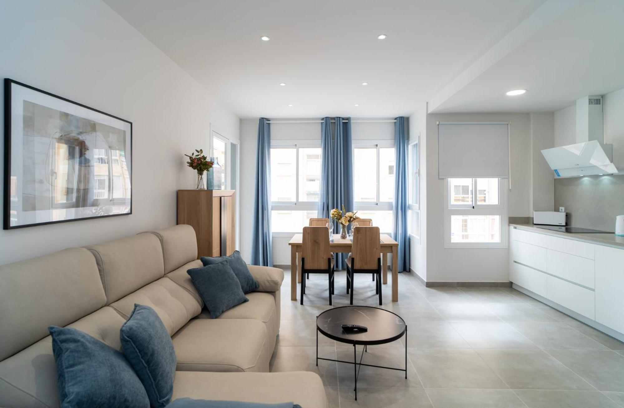 Aac Malaga - Apartamento Con Terraza, Muy Amplio, Totalmente Equipado, Cerca Del Centro Y Nuevo! Chambre photo